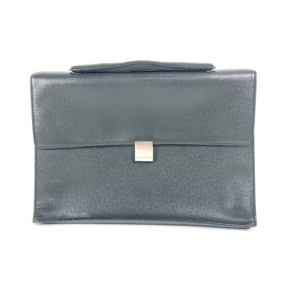 LOUIS VUITTON M30772 Taiga Angara Document Tote Bag Briefcase Hand Bag - Picture 2 of 15